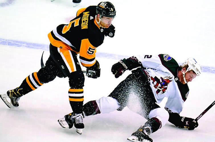 Pens survive sluggish start